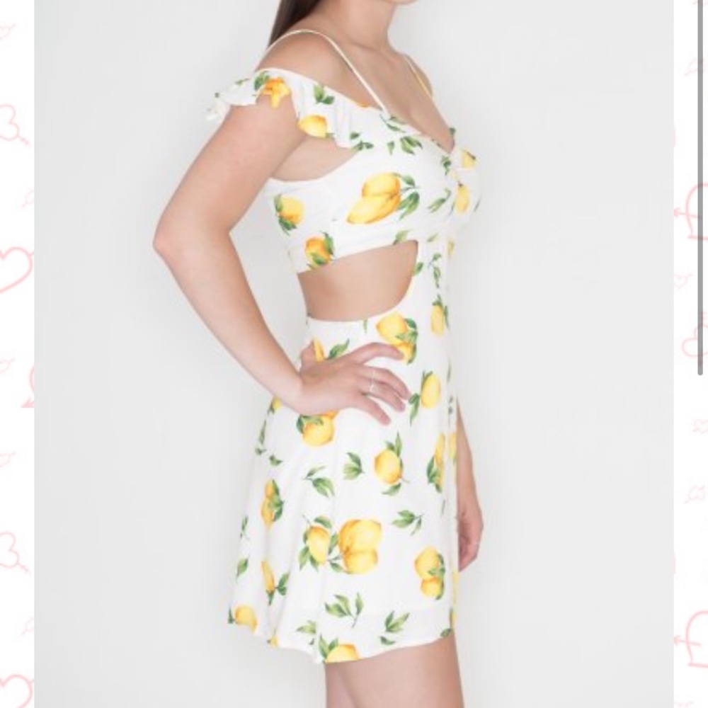 Wild Honey Lemon Print Sundress - Picture 2 of 4